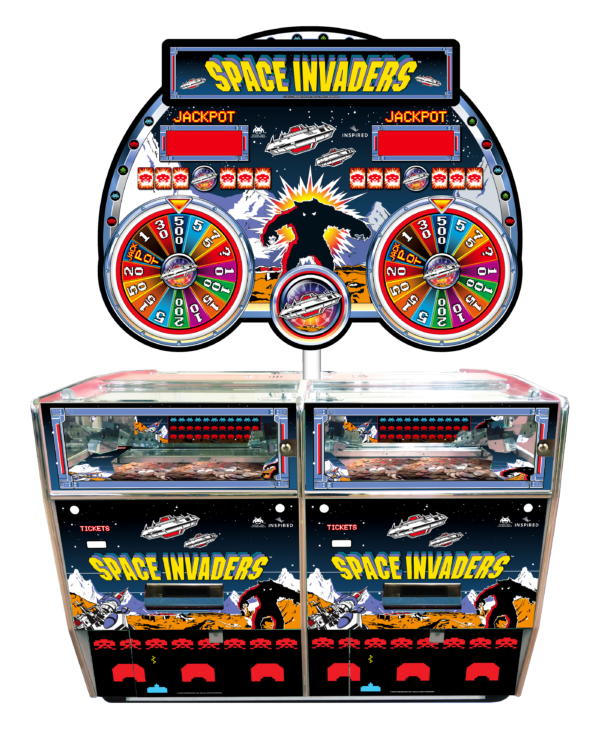 INSPIRED SPACE INVADERS 4 PLAYER PUSHER